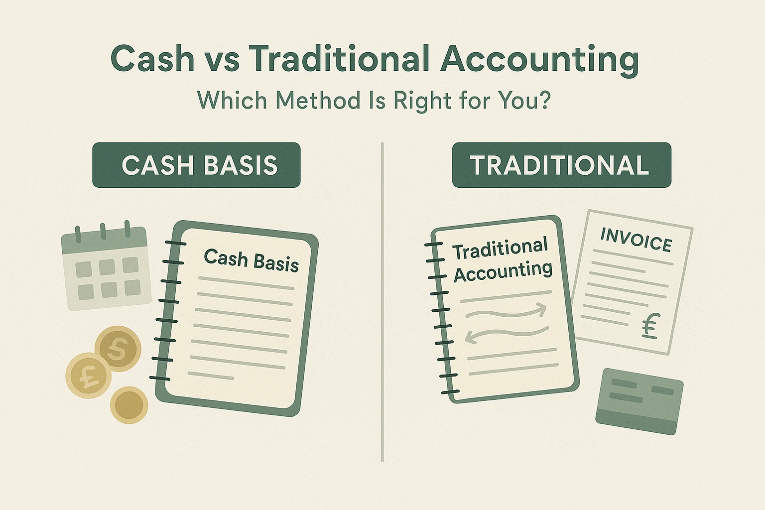 Cover image for Cash Basis vs Traditional Accounting: Which Is Right for Your Business?