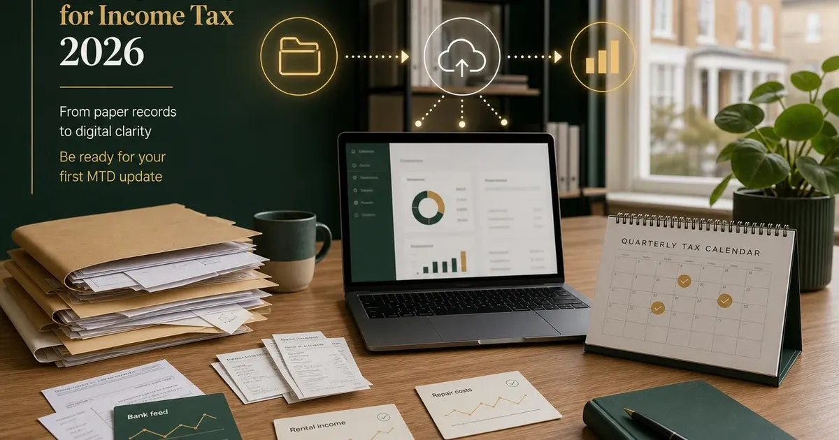 Cover image for Making Tax Digital for Landlords 2026: Quarterly Updates and Digital Records